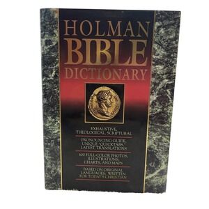 Holman Bible Dictionary Exhaustive‎ Theological Scriptural Reference Book